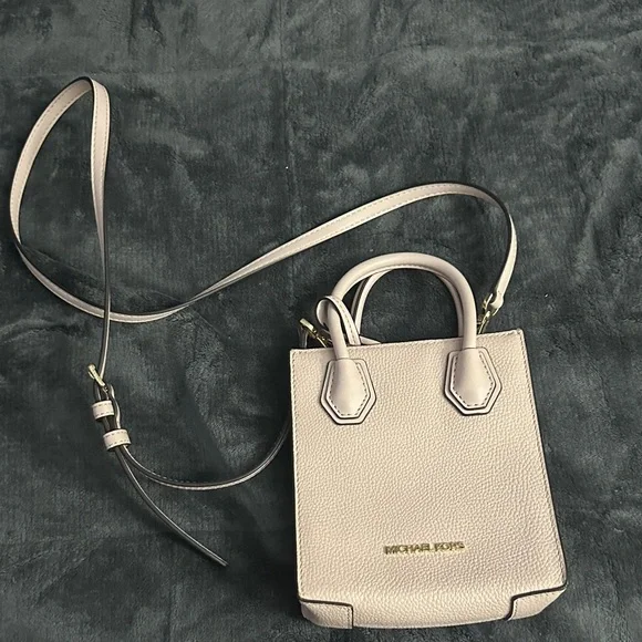 Michael Kors Beige Mini Crossbody Bag - Picture 1 of 5